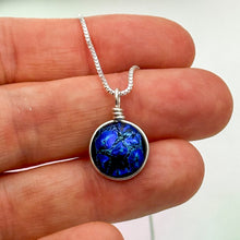 Charger l'image dans la galerie, Lot2 de 9 Colliers avec pendentif en verre de Murano et chaine en Argent