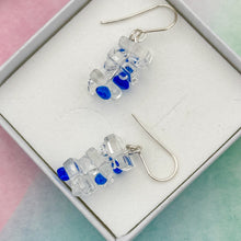 Charger l'image dans la galerie, Boucle d'oreille verre et argent - Collection LEGO