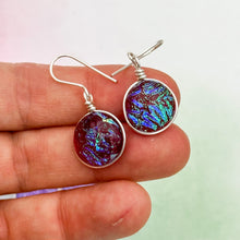 Charger l'image dans la galerie, Lot3 de 9 Boucles d'oreilles en verre dichroique
