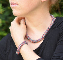 Charger l'image dans la galerie, Bijoux-Evidence-Collection-Renaissance-Perle-Verre-Corail-Argent