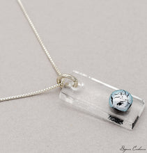 Charger l'image dans la galerie, Bijoux-evidence-verre-technique-Murano-florence-buhler-atelier-art-france-galatea-pendentif