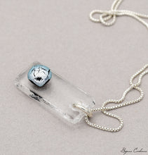 Charger l'image dans la galerie, Bijoux-evidence-verre-technique-Murano-florence-buhler-atelier-art-france-galatea-pendentif