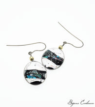 Charger l'image dans la galerie, Bijoux-evidence-verre-technique-murano-cosmos-florence-buhler-atelier-art-france-artisan-createur-boucle-oreille