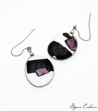 Charger l'image dans la galerie, Bijoux-evidence-verre-technique-murano-cosmos-florence-buhler-atelier-art-france-artisan-createur-boucle-oreille