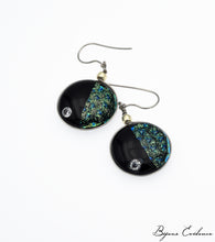 Charger l'image dans la galerie, Bijoux-evidence-verre-technique-murano-cosmos-florence-buhler-atelier-art-france-artisan-createur-boucle-oreille