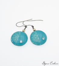 Charger l'image dans la galerie, Bijoux-evidence-verre-technique-murano-cosmos-florence-buhler-atelier-art-france-artisan-createur-boucle-oreille