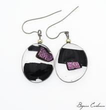 Charger l'image dans la galerie, Bijoux-evidence-verre-technique-murano-cosmos-florence-buhler-atelier-art-france-artisan-createur-boucle-oreille