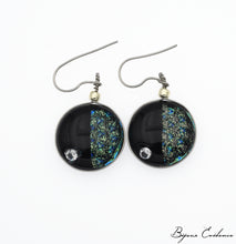 Charger l'image dans la galerie, Bijoux-evidence-verre-technique-murano-cosmos-florence-buhler-atelier-art-france-artisan-createur-boucle-oreille