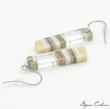 Charger l'image dans la galerie, Bijoux-evidence-verre-technique-murano-florence-buhler-atelier-art-france-abstrait-boucle-oreille