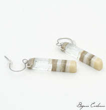 Charger l'image dans la galerie, Bijoux-evidence-verre-technique-murano-florence-buhler-atelier-art-france-abstrait-boucle-oreille