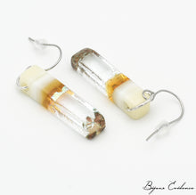 Charger l'image dans la galerie, Bijoux-evidence-verre-technique-murano-florence-buhler-atelier-art-france-abstrait-boucle-oreille