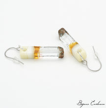 Charger l'image dans la galerie, Bijoux-evidence-verre-technique-murano-florence-buhler-atelier-art-france-abstrait-boucle-oreille