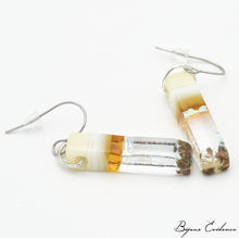 Charger l'image dans la galerie, Bijoux-evidence-verre-technique-murano-florence-buhler-atelier-art-france-abstrait-boucle-oreille