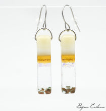 Charger l'image dans la galerie, Bijoux-evidence-verre-technique-murano-florence-buhler-atelier-art-france-abstrait-boucle-oreille