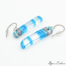 Charger l'image dans la galerie, Bijoux-evidence-verre-technique-murano-florence-buhler-atelier-art-france-abstrait-boucle-oreille