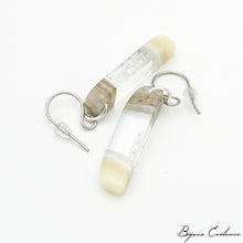 Charger l'image dans la galerie, Bijoux-evidence-verre-technique-murano-florence-buhler-atelier-art-france-abstrait-boucle-oreille