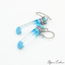 Charger l'image dans la galerie, Bijoux-evidence-verre-technique-murano-florence-buhler-atelier-art-france-abstrait-boucle-oreille