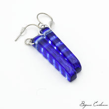 Charger l'image dans la galerie, Bijoux-evidence-verre-technique-murano-florence-buhler-atelier-art-france-abstrait-boucle-oreille