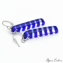 Charger l'image dans la galerie, Bijoux-evidence-verre-technique-murano-florence-buhler-atelier-art-france-abstrait-boucle-oreille