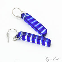 Charger l'image dans la galerie, Bijoux-evidence-verre-technique-murano-florence-buhler-atelier-art-france-abstrait-boucle-oreille