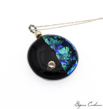 Charger l'image dans la galerie, Bijoux-evidence-verre-technique-murano-florence-buhler-atelier-art-france-artisan-createur-cosmos-pendentif-collier