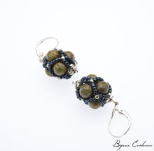 Charger l'image dans la galerie, Bijoux-artisan-art-createur-france-bijoux-evidence-florence-buhler-Renaissance-Moyen-Age-Boucle-Oreille