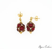 Charger l'image dans la galerie, Bijoux-artisan-art-createur-france-bijoux-evidence-florence-buhler-Renaissance-Moyen-Age-Boucle-Oreille