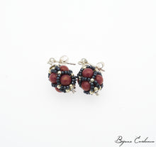 Charger l'image dans la galerie, Bijoux-artisan-art-createur-france-bijoux-evidence-florence-buhler-Renaissance-Moyen-Age-Boucle-Oreille