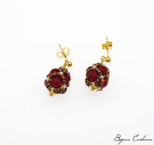 Charger l'image dans la galerie, Bijoux-artisan-art-createur-france-bijoux-evidence-florence-buhler-Renaissance-Moyen-Age-Boucle-Oreille