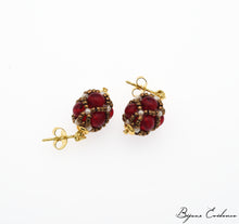 Charger l'image dans la galerie, Bijoux-artisan-art-createur-france-bijoux-evidence-florence-buhler-Renaissance-Moyen-Age-Boucle-Oreille