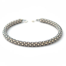 Charger l'image dans la galerie, CV-EDAH-bijoux-evidence-Collier-Renaissance-verre-blanc-argent-perle