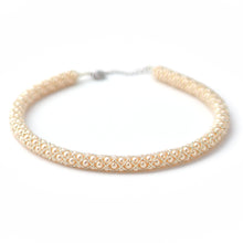 Charger l'image dans la galerie, CV-EDATB-bijoux-evidence-CollierRenaissance-Blanc-argent-verre-perle