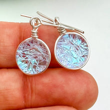 Charger l&#39;image dans la galerie, Lot2 de 9  Boucles d&#39;oreilles en verre dichroique
