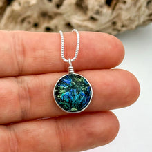 Charger l&#39;image dans la galerie, Lot1 de 9 Colliers avec pendentif en verre de Murano et chaine en Argent

