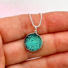 Charger l&#39;image dans la galerie, Lot1 de 9 Colliers avec pendentif en verre de Murano et chaine en Argent
