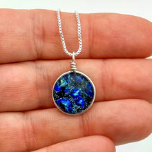 Charger l&#39;image dans la galerie, Lot1 de 9 Colliers avec pendentif en verre de Murano et chaine en Argent
