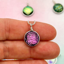 Charger l&#39;image dans la galerie, Lot2 de 9 Colliers avec pendentif en verre de Murano et chaine en Argent
