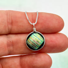 Charger l&#39;image dans la galerie, Lot2 de 9 Colliers avec pendentif en verre de Murano et chaine en Argent
