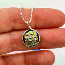 Charger l&#39;image dans la galerie, Lot2 de 9 Colliers avec pendentif en verre de Murano et chaine en Argent
