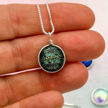 Charger l&#39;image dans la galerie, Lot2 de 9 Colliers avec pendentif en verre de Murano et chaine en Argent
