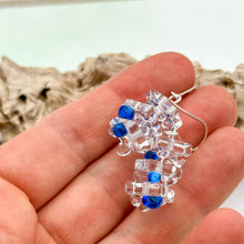 Charger l&#39;image dans la galerie, Boucle d&#39;oreille verre et argent - Collection LEGO
