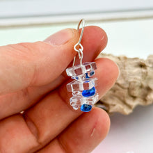 Charger l&#39;image dans la galerie, Boucle d&#39;oreille verre et argent - Collection LEGO
