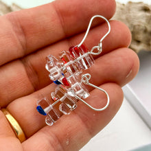 Charger l&#39;image dans la galerie, Boucle d&#39;oreille verre et argent - Collection LEGO

