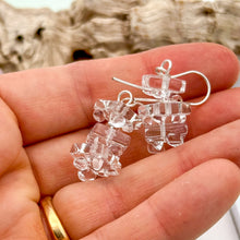 Charger l&#39;image dans la galerie, Boucle d&#39;oreille verre et argent - Collection LEGO
