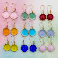 Charger l&#39;image dans la galerie, Lot4 de 9  Boucles d&#39;oreilles en verre
