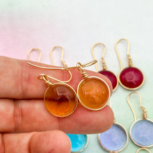 Charger l&#39;image dans la galerie, Lot4 de 9  Boucles d&#39;oreilles en verre
