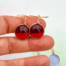 Charger l&#39;image dans la galerie, Lot4 de 9  Boucles d&#39;oreilles en verre
