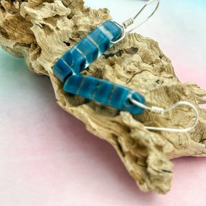 Abstract line earring