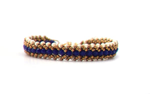 BF-LIB-Bracelet-renaissance-perle-verre-tisse-bijoux-evidence-or-bleu-lapis