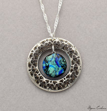Load image into Gallery viewer, Stained Glass Halo Pendant
